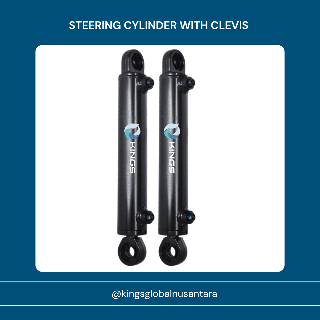 STEERING CYLINDER WITH CLEVIS