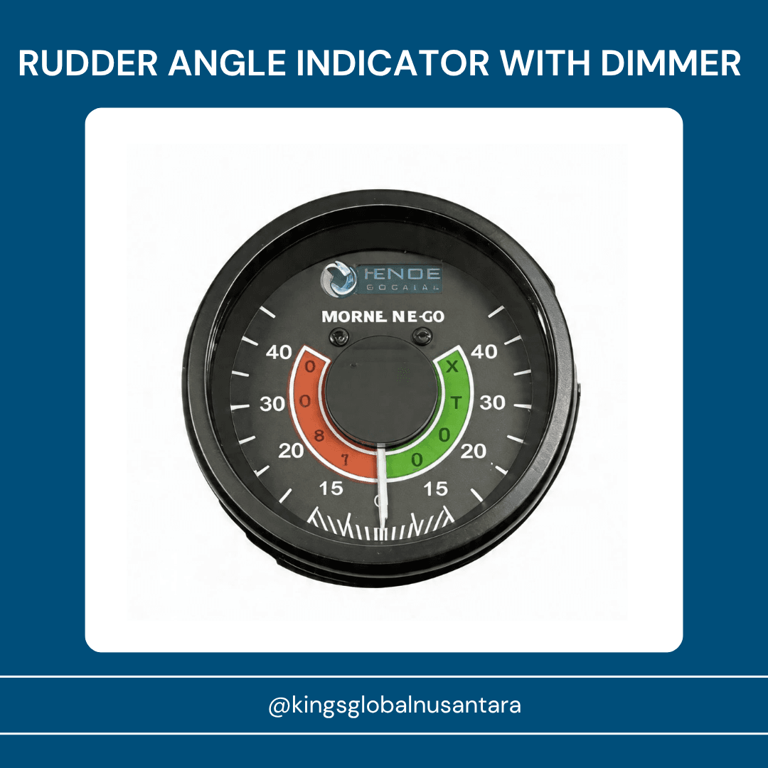 RUDDER ANGLE INDICATOR WITH DIMMER