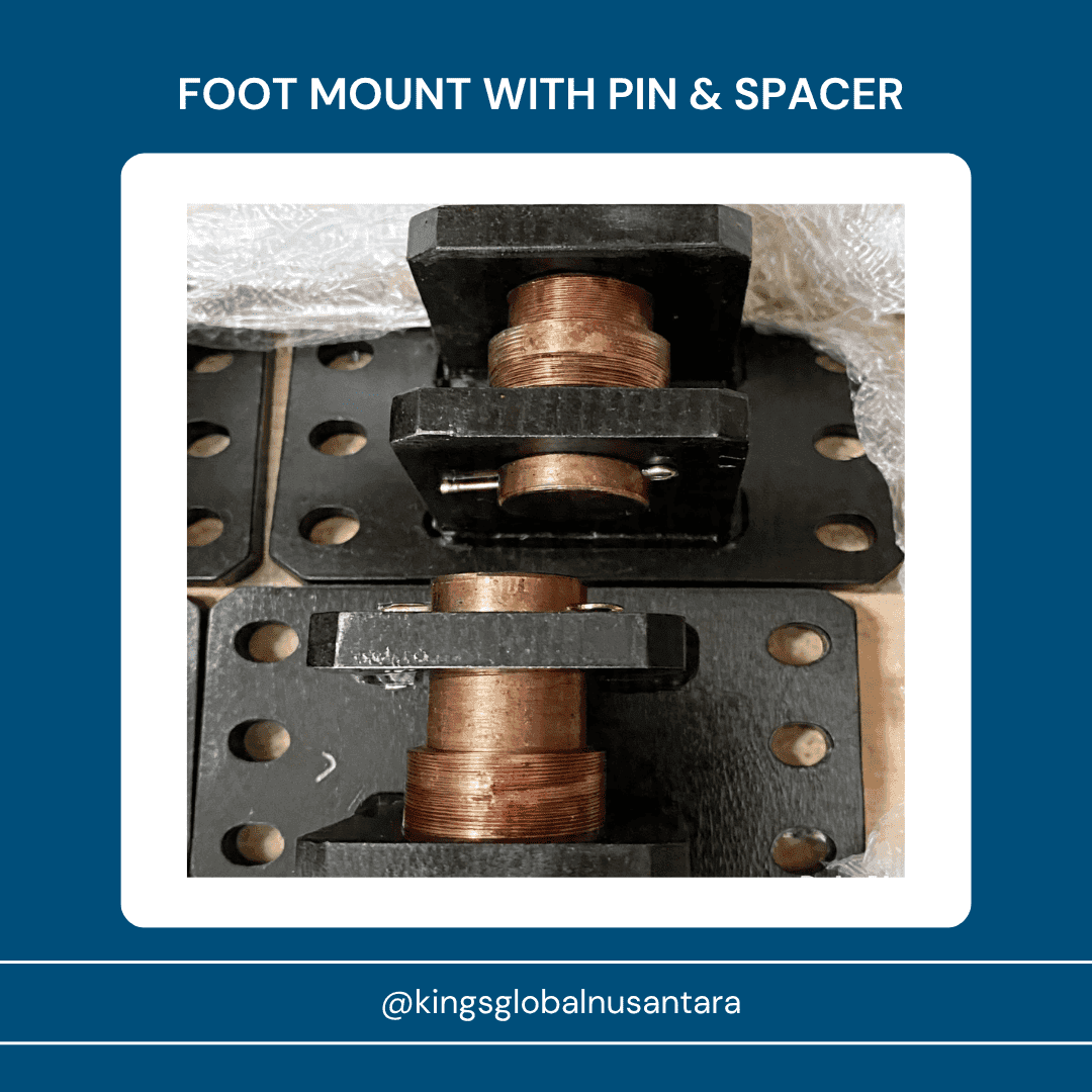 FOOT MOUNT WITH PIN & SPACER